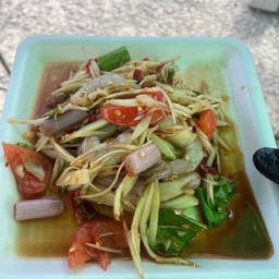 ตำกุ้งสด