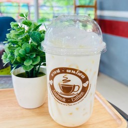 นมสดวานิลาเย็น