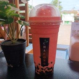 สตอเบอรี่นมสดปั่น