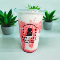 นมสดสตรอเบอร์รี่