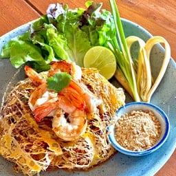 ผัดไทเภรีกุ้ง Pad thai peri with shrim