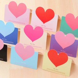 GIFT การ์ดอวยพร รูปหัวใจ