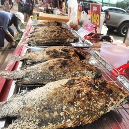 ปลาเผาอิ่มจุก