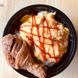 ข้าวไข่ข้นไก่ทอด