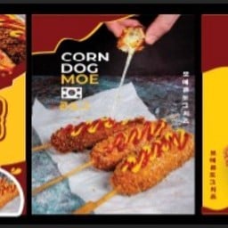 CORNDOG MOE ไส้กรอกเกาหลี สไตล์คนไทย & ชานมไข่มุก & ของทอด หน้าโรงเรียนประชาอุทิศ