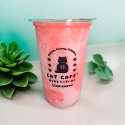 สตรอเบอร์รี่โยเกิร์ตปั่น