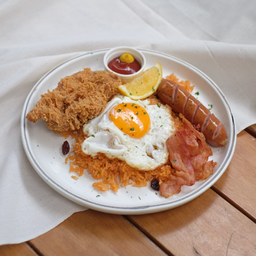 ข้าวผัดอเมริกันแทน