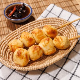 เต้าหู้หมูปิ้ง ชุดละ 2 ไม้