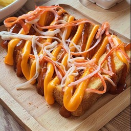 ปังปิ้งแผ่น-พิซซ่าปูอัดชีส