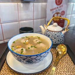 ข้าวต้มหมูเด้งเห็ดหอม