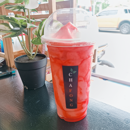 สตอเบอรี่ปั่นโยเกิร์ต