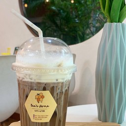 อเมริกาโน่มะพร้าว(โฟมนมมะพร้าว)