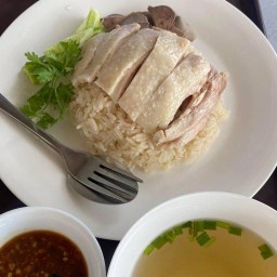 ข้าวมันไก่ ออโต้ @ตลาดคลองชมพู่