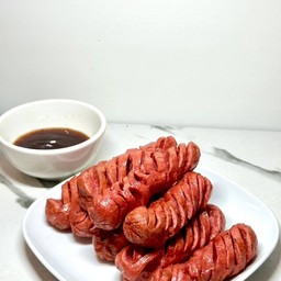 ฮอทดอกแดงทอด
