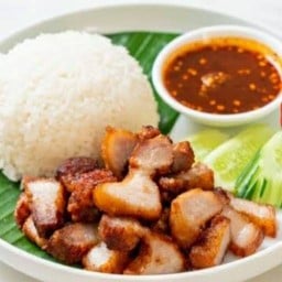 ข้าวหมูทอดจิ้มแจ่วคุณโช 9/268 หมู่บ้านทรัพย์เจริญ เลียบวารี29