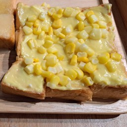 ปังปิ้งแผ่น-ครีมข้าวโพด