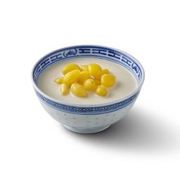 นมสด แปะก๊วย(ร้อน)