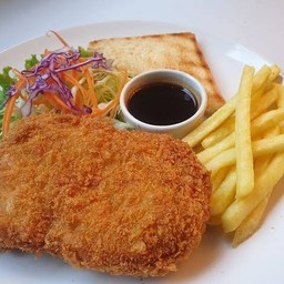 สเต็กหมูทอด