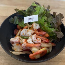 ยำกุ้งสด