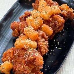 ไก่ทอด+ต๊อกทอด