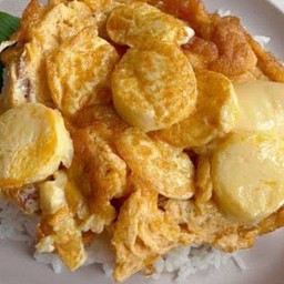 ข้าวไข่เจียวเต้าหู้ไข่ทอด