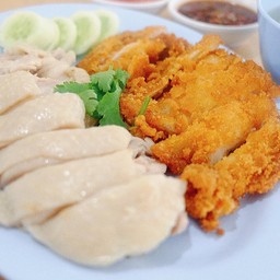 ไก่สับ 2 อย่าง