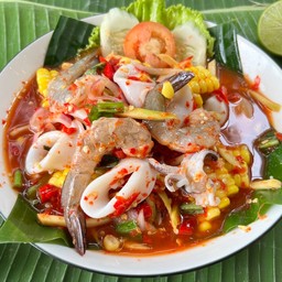 ยำกุ้ง+หมึก