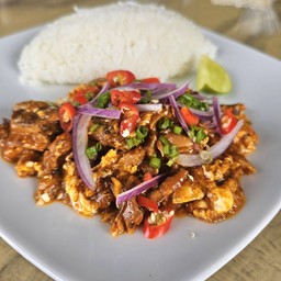 ข้าวปลากระป๋องผัดไข่