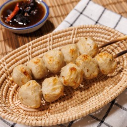 ลูกชิ้นเอ็นหมูปิ้งอย่างดี ชุดละ 2 ไม้