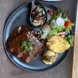 สเต็กซี่โครงหมูอบน้ำผึ้ง