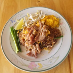 ผัดไทยวุ้นเส้นหมู