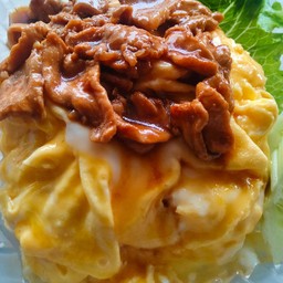 ข้าวไข่ข้นหมูหวาน