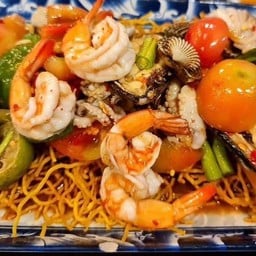 ตำหมี่กรอบทะเลเดือด