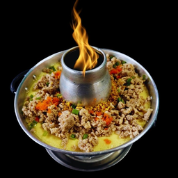 ไข่ตุ๋นหมูสับหม้อไฟ