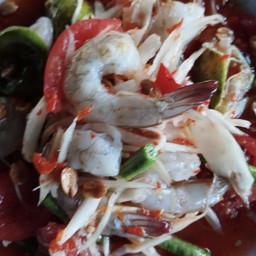 ตำไทยกุ้งสด