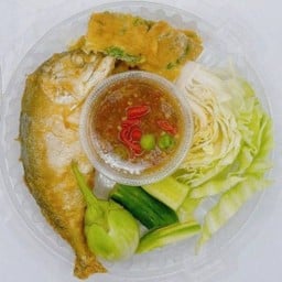 ชุดน้ำพริกกะปิ+ปลาทูทอด