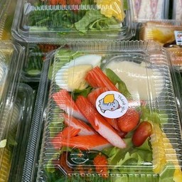 สลัดปูอัดไข่กุ้ง