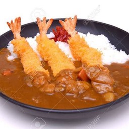 EBI FRY CURRY RICE