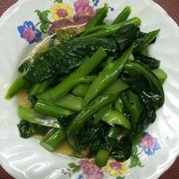 ข้าว+คะน้าฮ่องกงน้ำมันหอย