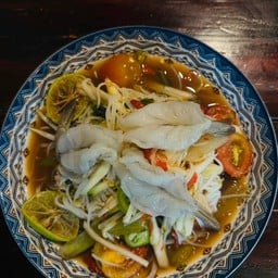 ตำซั่วกุ้งสด