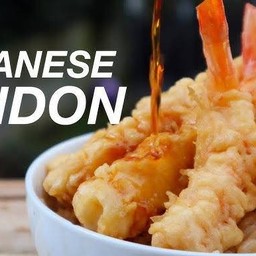 Tendonข้าวหน้ากุ้งเทม