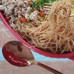 หมีคลุกโบราณหมูสับ