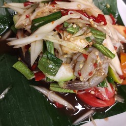 ตำกุ้งสด