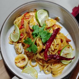 พาสต้าซอสต้มยำทะเล