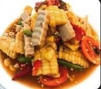 ตำข้าวโพดหมูยอ