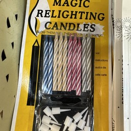 เทียนแท่งเป่าไม่ดับ