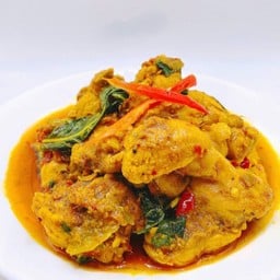 ไก่ผัดใบยี่หร่า