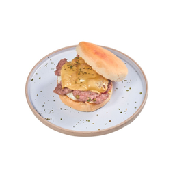 EM5 Sausage & Eggs Muffin Sandwich แซนวิชมัฟฟิ่นไข่กับไส้กรอก