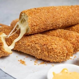 คอร์นด็อกแฮมสเต็ก+ชีส