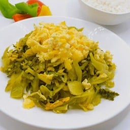 ผัดผักกาดดองใส่ไข่